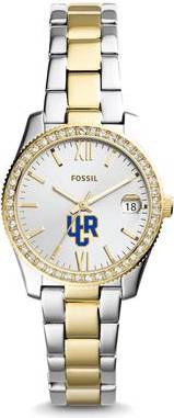 Fossil Silver Gold UC Riverside Highlanders Scarlette Mini Watch