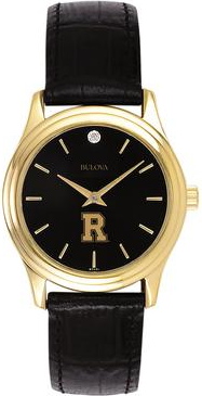 Bulova Gold Rochester Yellow Leather Strap Watch