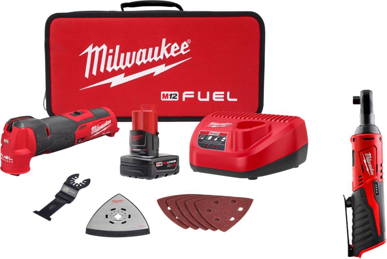 Milwaukee power tools Milwaukee M12 Fuel Oscillating Multi-Tool Kit
