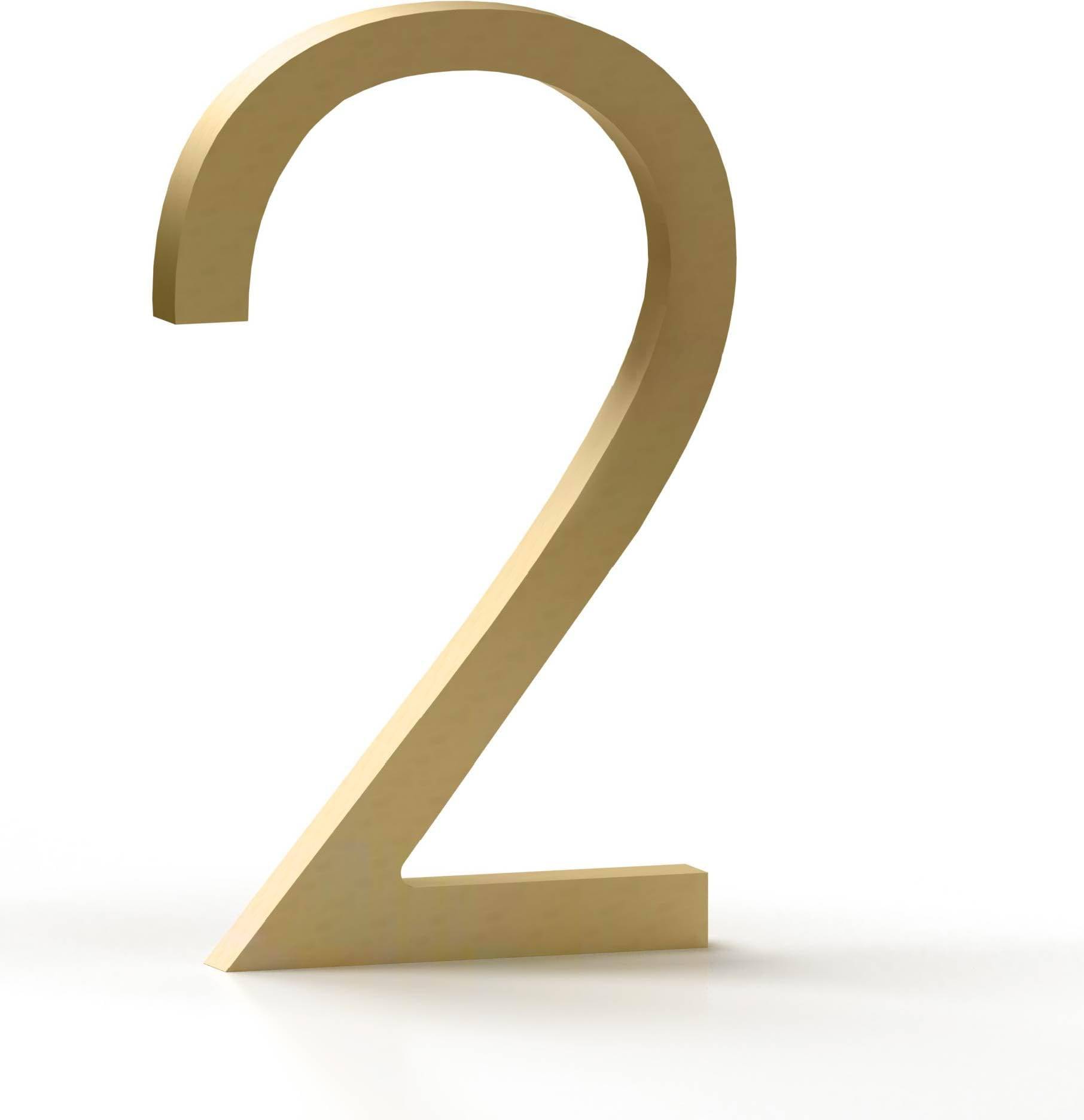 House Numbers 5 Inch Wall Mounted
