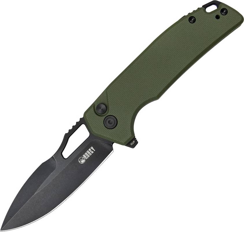 Kubey RDF Button Lock OD Pocket Knife