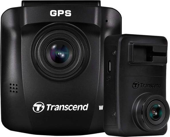 Dual dash cam Transcend 64GB Dual Camera Dash Cam Front Rear Inside