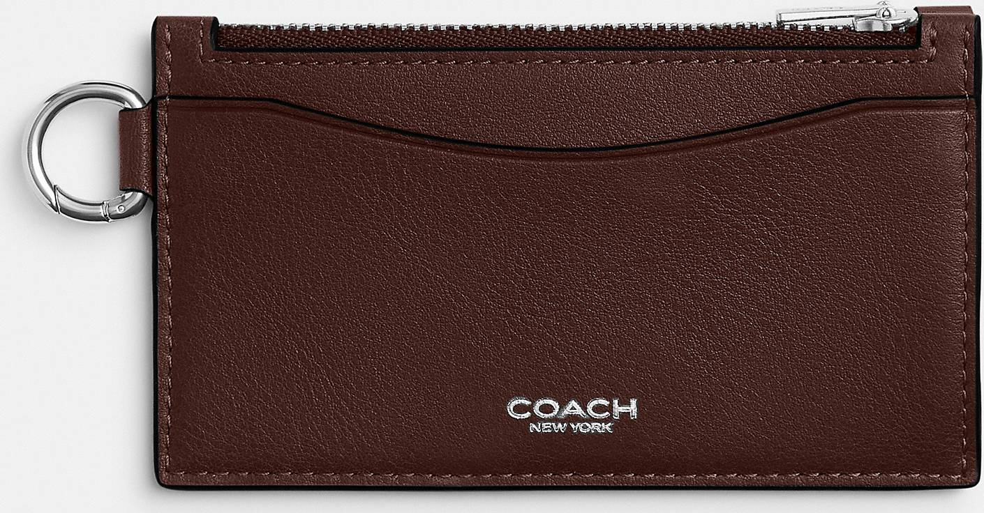 Zip card case Coach Zip Card Case - Maple