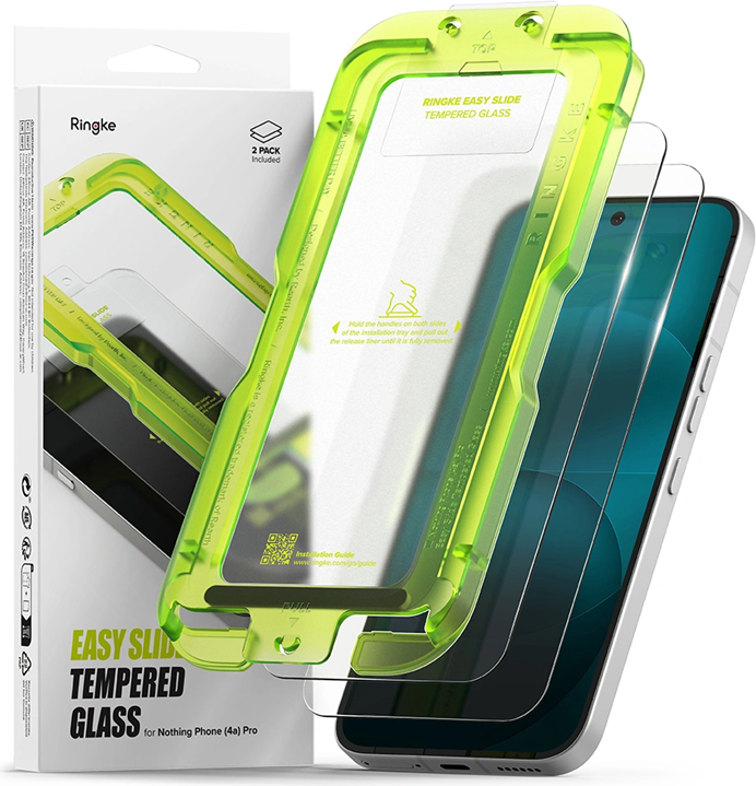 Ringke Pro Easy Slide Tempered Glass Screen Protector 2 Pcs