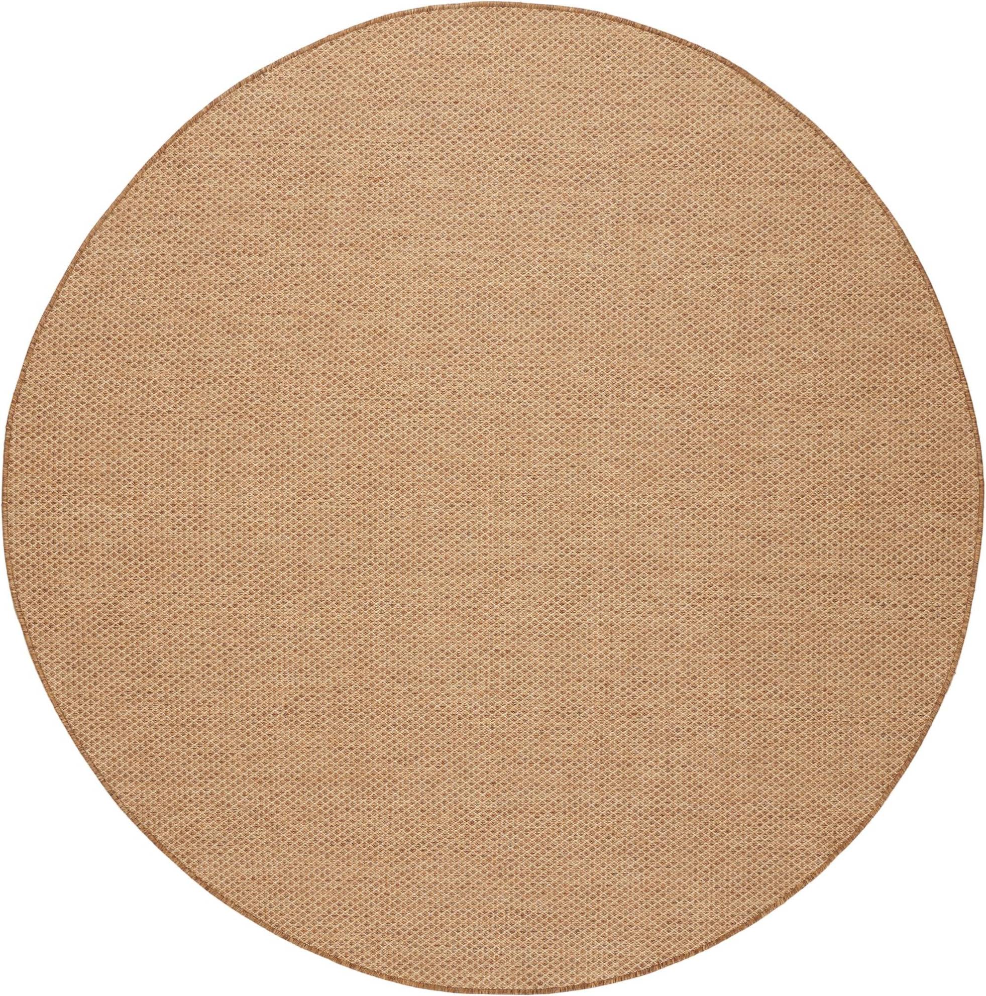 Nourison Courtyard 8 ft Round Jute Area Rug Multicolor