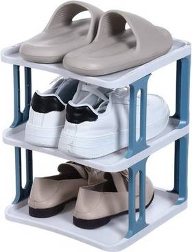 Uxcell 3-Tier Stackable Stand Shoe Rack