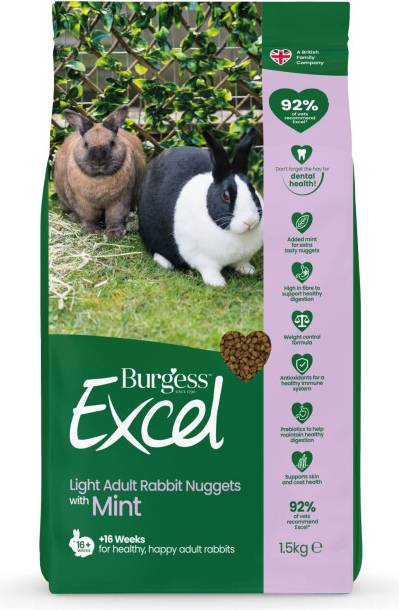 Excel Light Adult Rabbit Nuggets 1.5KG