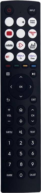 Kepptory Télécommande ERF3F86H LED LCD TV