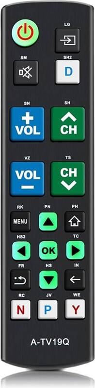 Kepptory Universal Button TV Remote Replacement