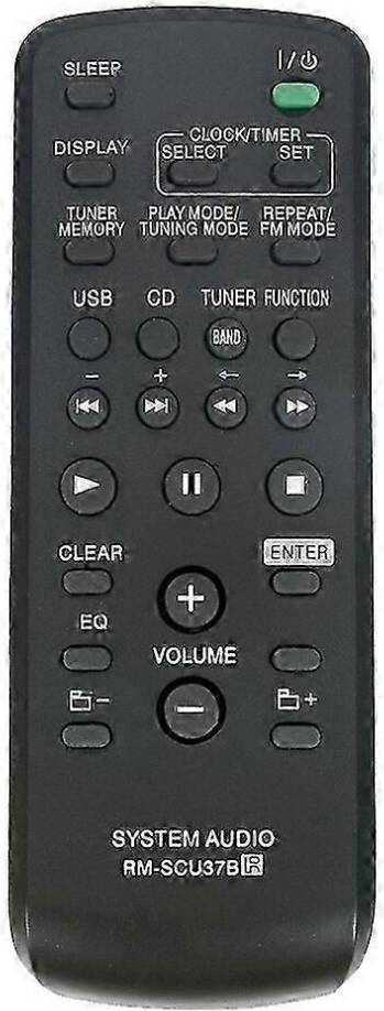 Mini hifi system Replace Remote RM-SCU37B Sony Mini HI-FI Component System