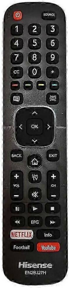 Hisense Télécommande EN2BJ27H Téléviseur Intelligent