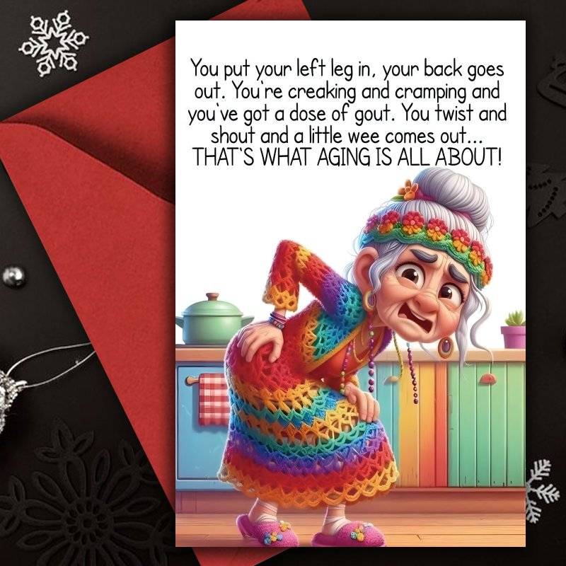 Birthday cards Temu 4pcs Humorous Birthday Cards With Envelopes
