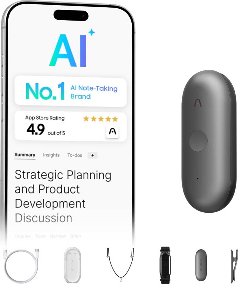 NotePin S AI Voice Recorder