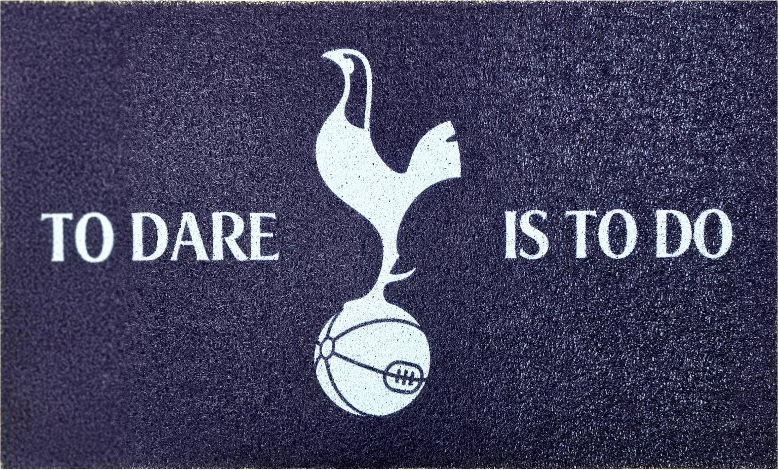 Tottenham Hotspur Non Slip Door Mat Rug Multicolour