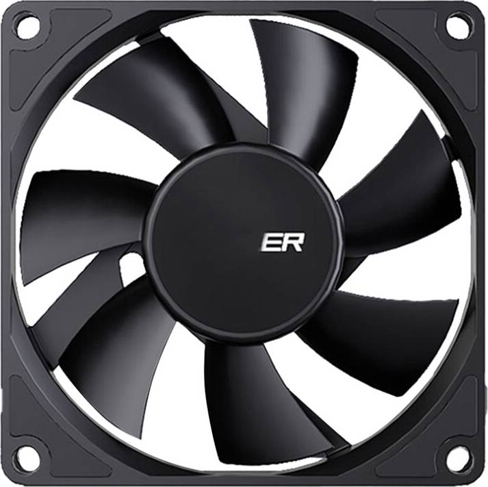 Melitt Computer Case Fan 4-Pin PWM 80mm