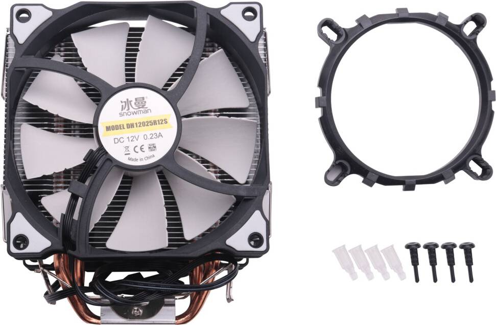 Typecat CPU 5 Direct Contact Heatpipes Freeze Tower Cooling System