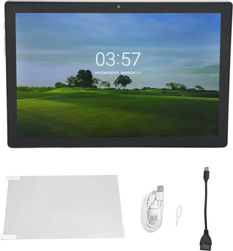 Android tablet 10.1 Android-Tablet 10,1 Tommer IPS LCD Full HD Octa-Core - Sort
