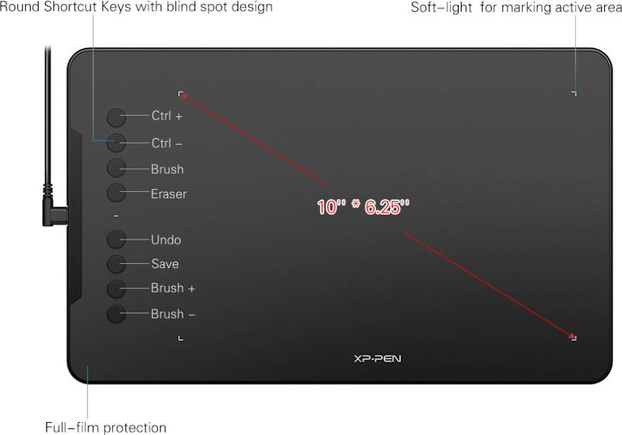 Xp pen XP-Pen XP-Pen Deco 01 Drawing Tablet