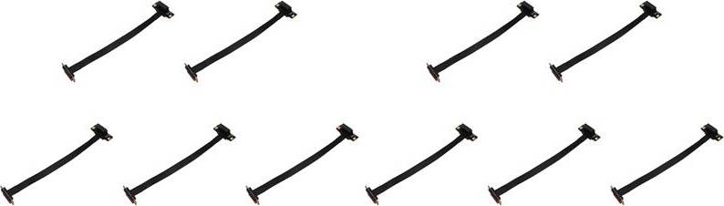 Melitt PCIe X1 Riser Kabel Dual 90 Grad Recht