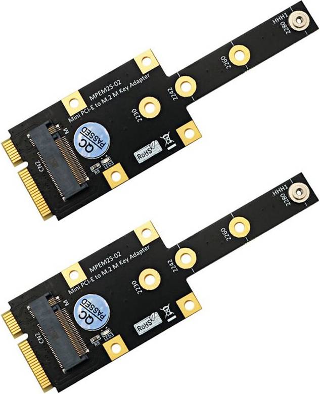 Typecat PCI-E to M.2 M Key Adapter Riser Board