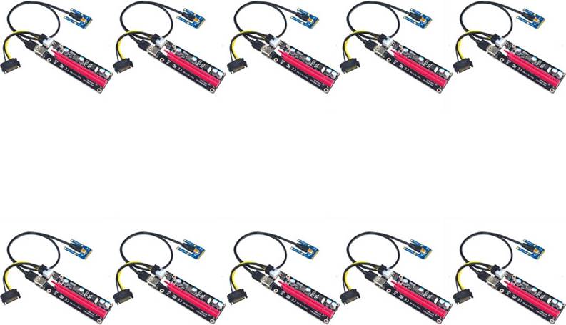 Tauoh 10X Mini PCIe To PCI Express Riser