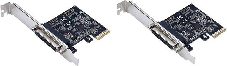 Typecat Parallel Port DB25 25Pin PCIe Riser Card AX99100