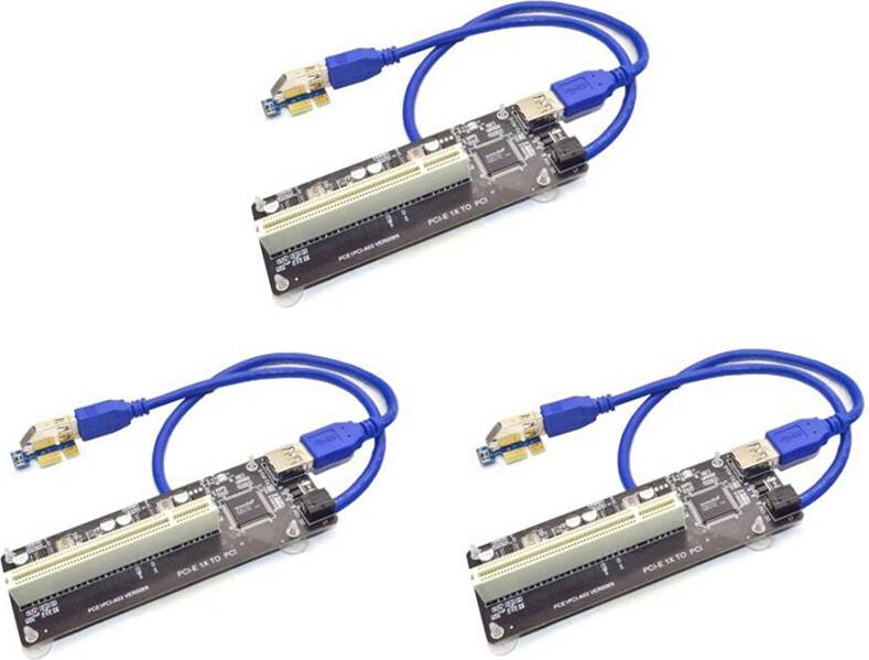 Tauoh PCIE PCI-E Express X1 Riser Card Bus