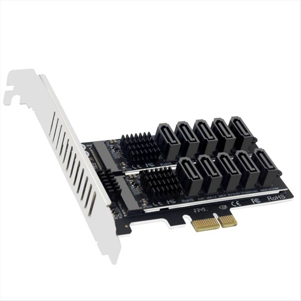 Typecat M.2 to PCIe Adapter Card Dual-Disk Array