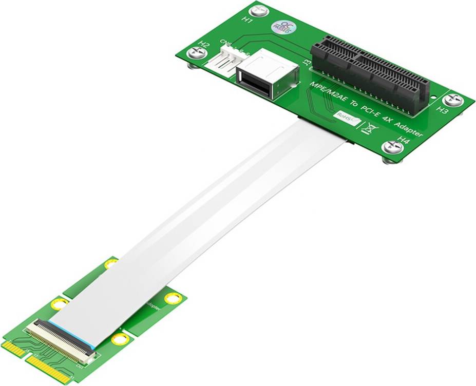 Typecat Mini PCI-E to X4 Extension Cable Riser