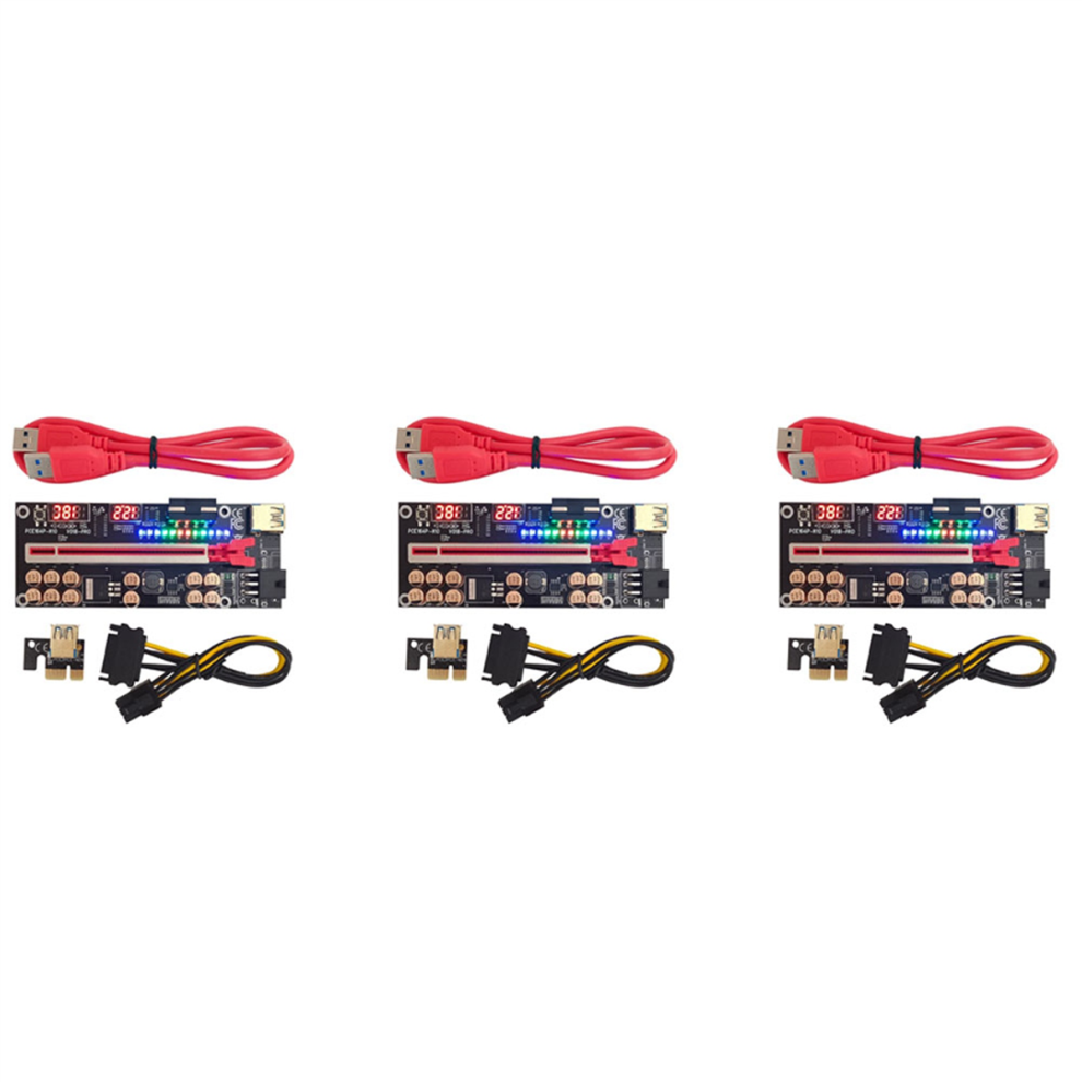 Tauoh VER018 PRO PCI-E Riser Card USB 3.0 Cable