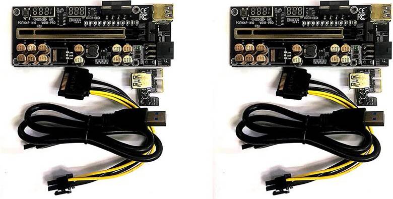 Pci e cable Torribaly VER018 PRO PCI-E Riser Card USB 3.0 Cable