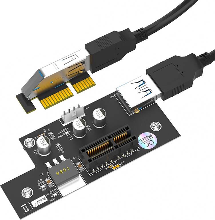 Tauoh Pci Express Riser Card