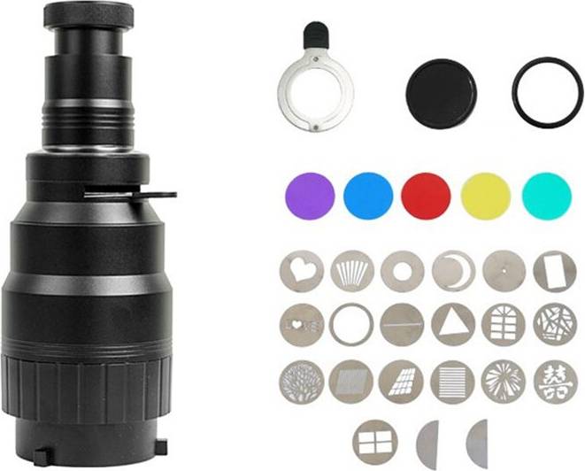 Photograph Flash Snoot Conical Lens Kit