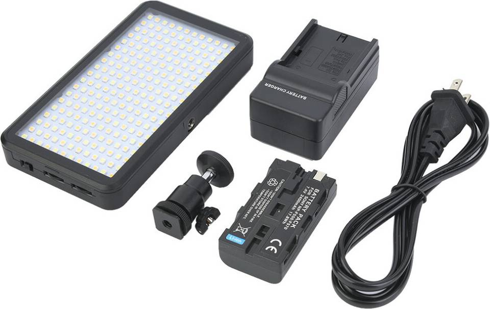 LED Video Light Stepless Dimming Dual Color Temp