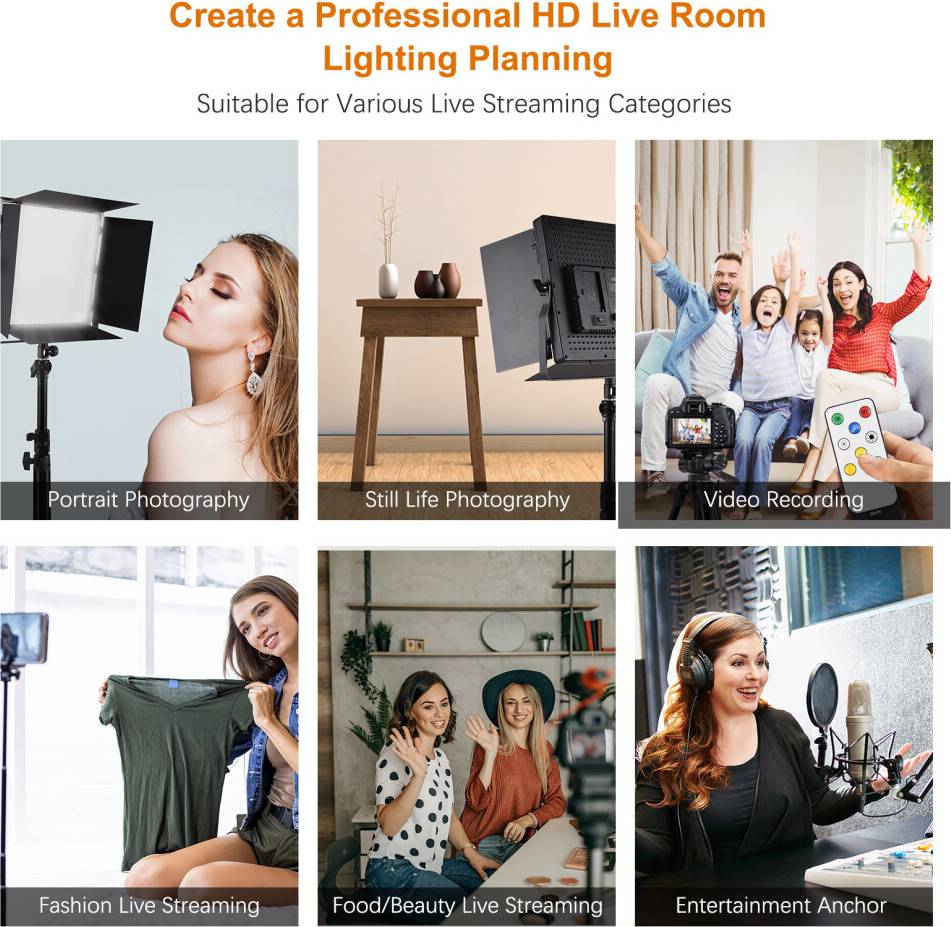 90W Dual Color LED Video Light Panel