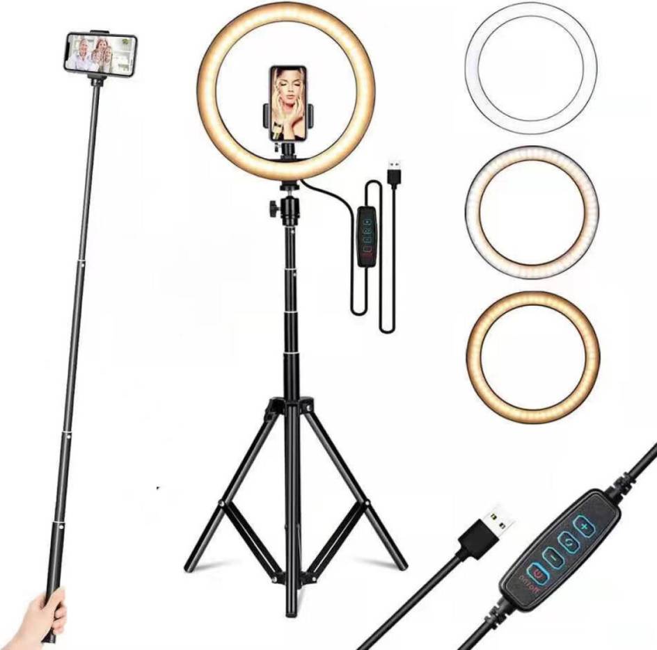 10-Inch Upgrade Video Calls Ring Light Kit