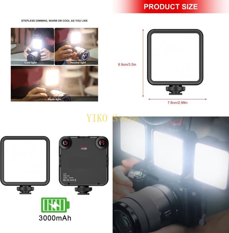 K32C Portable LED Video Light