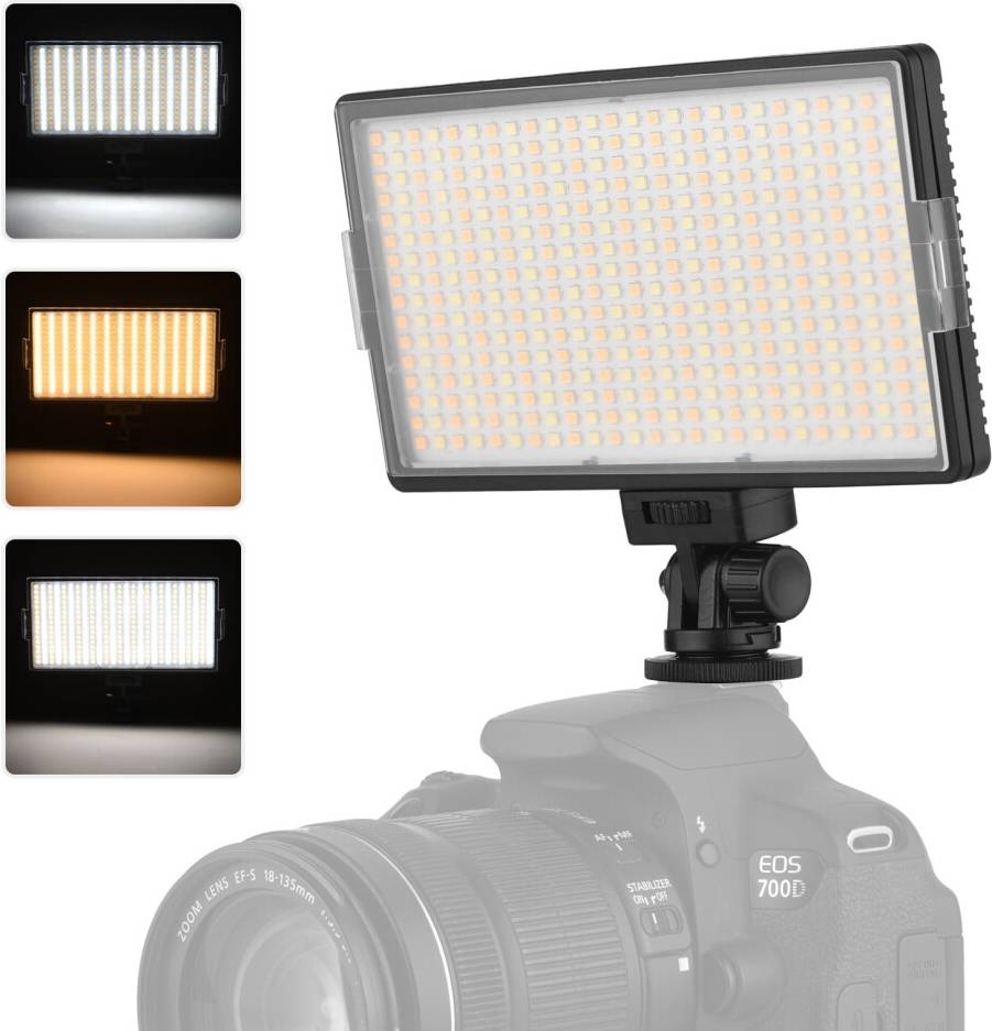Professionelt LED Videolyspanel 416 Perler