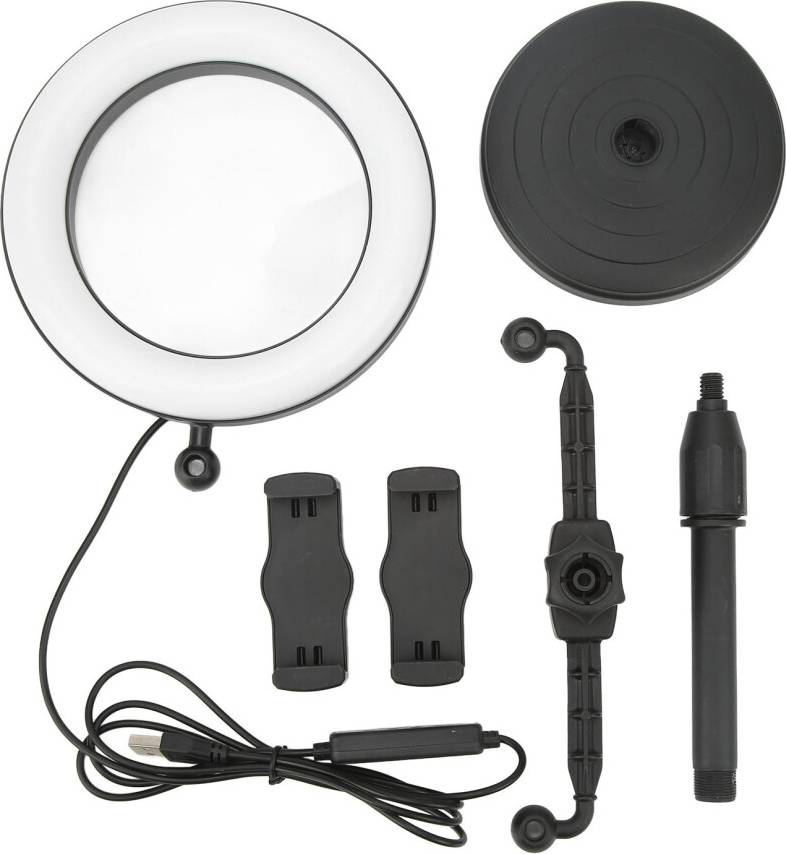 LED Ring Light with Rotatable Ball Head