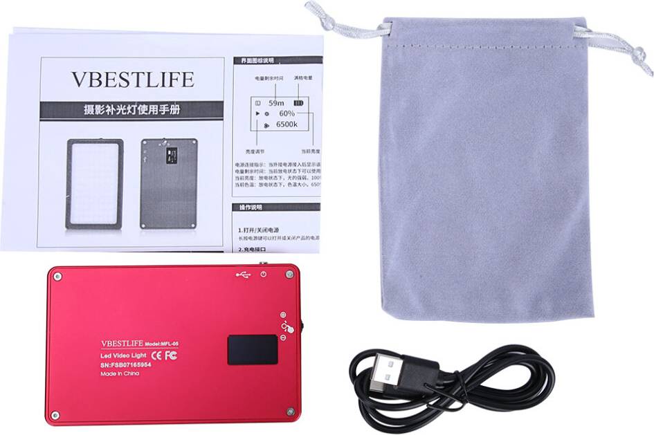 Studio display 96LED OLED Display LED Video Light