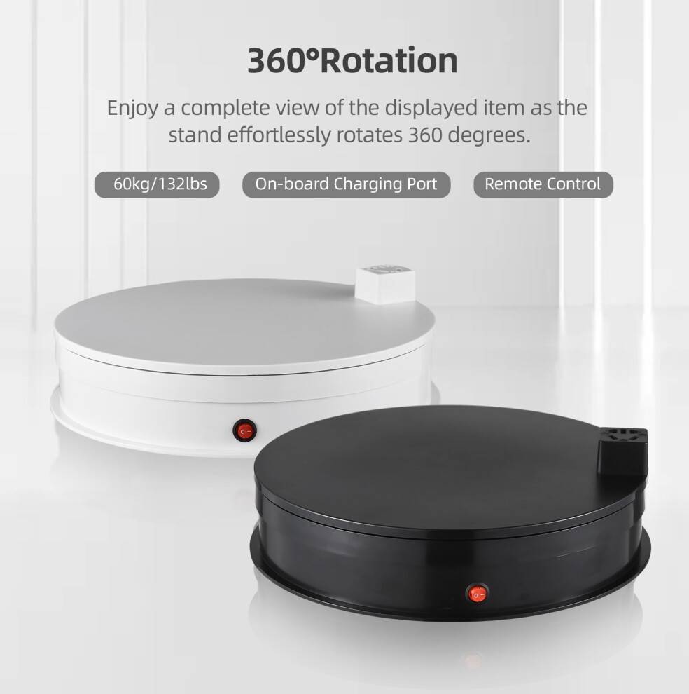 30cm Motorized Rotating Stand LED Light