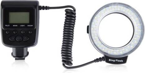 LED Macro Photography Ring Light - Adjustable Color Temperature