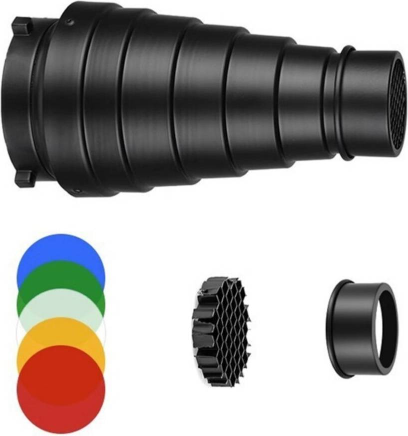 Photography Light Modifier Aluminium Conical Set