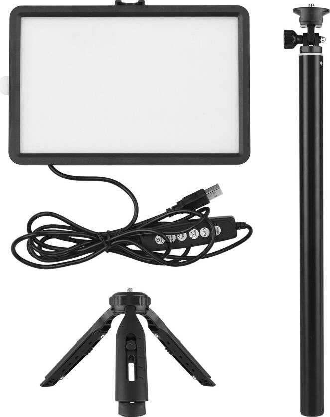 RGB Video Light Kit 10 Levels Brightness USB LED