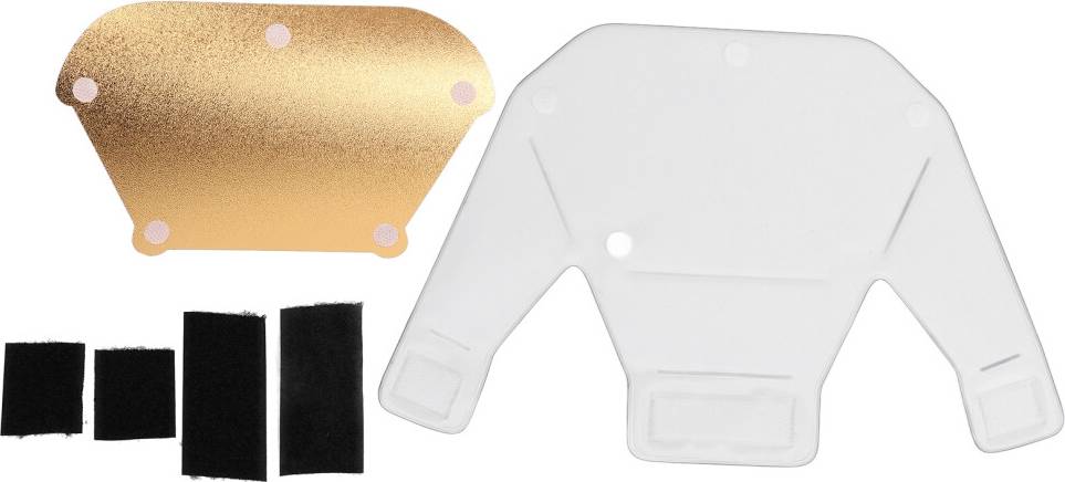 Universal Light Diffuser Kit Silver Gold White Reflector