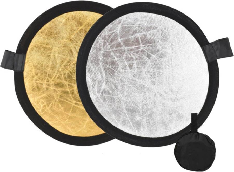 Collapsible DualSided Photography Reflector