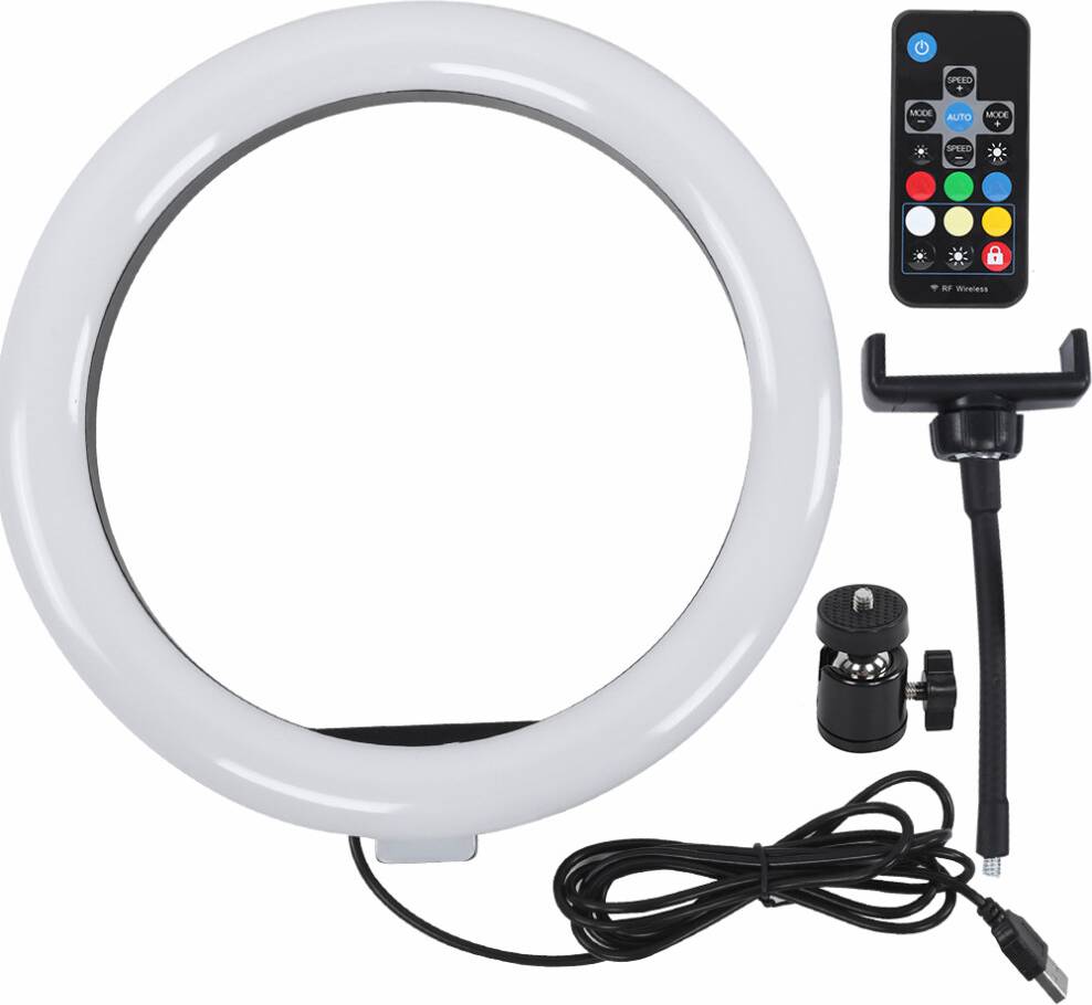 Wireless Remote Controlled RGB LED Ring Light