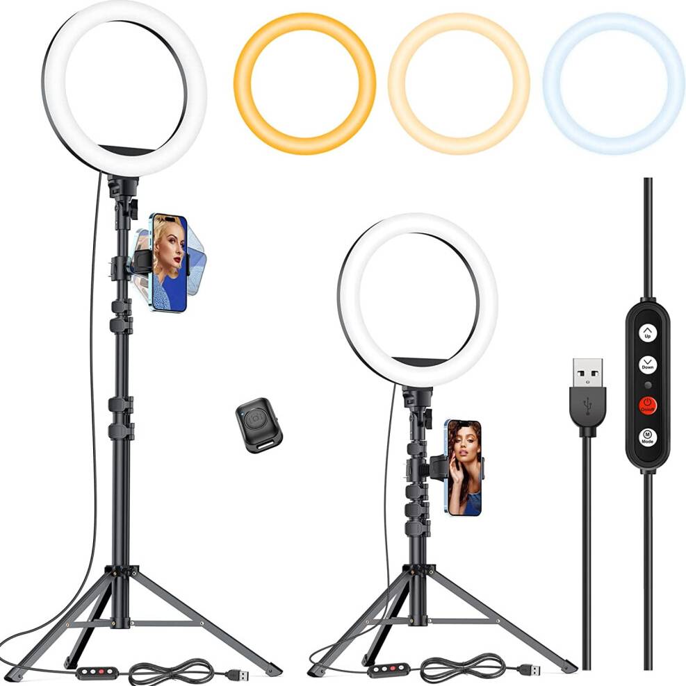 10.2-Inch Dimmable LED Ring Light