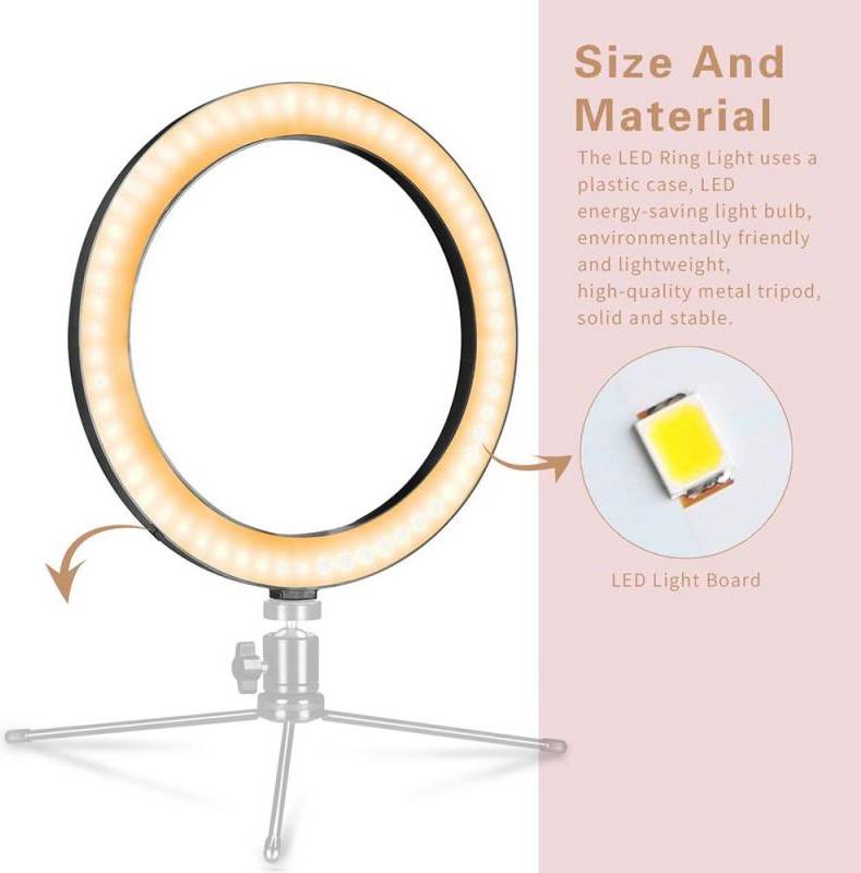 Mini LED Selfie Ring Light Lamp