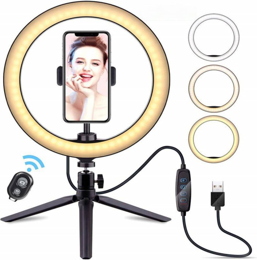 Multifunktionsbelysning LED Ringlys Til Nemme Snapshots